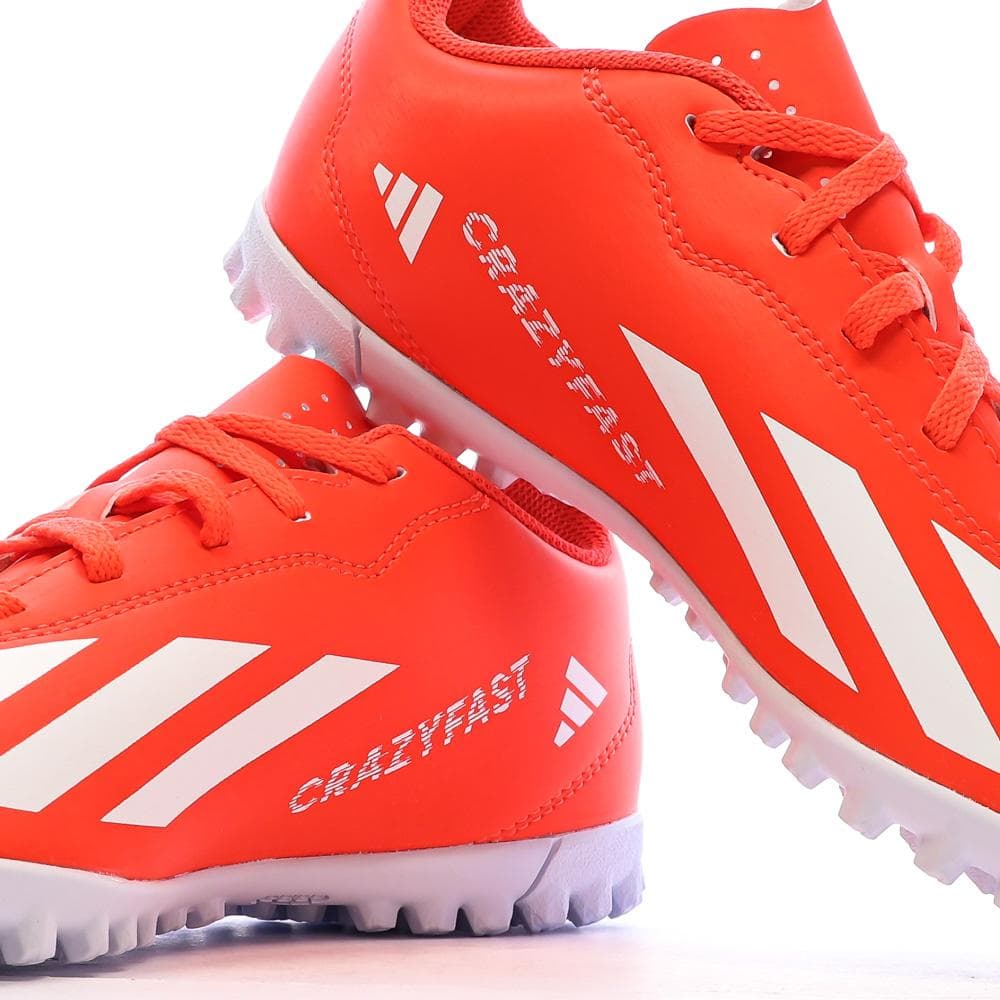 Chaussures de football Rouge Garçon Adidas X Crazyfast 7