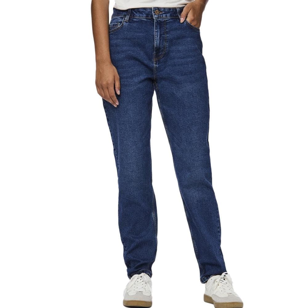 Jean Mom Bleu Femme Pieces Kesia 1