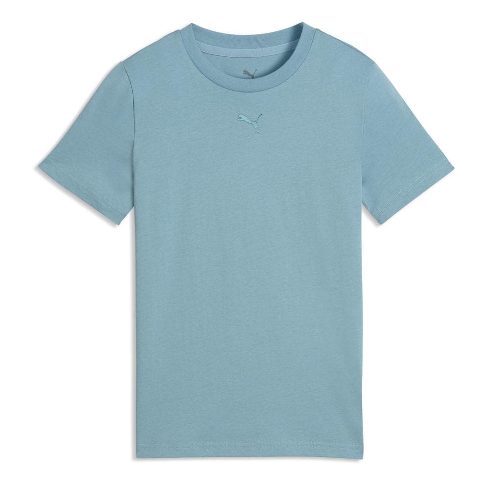 T-Shirt Bleu Garçon Puma Ess Centered Cat 1