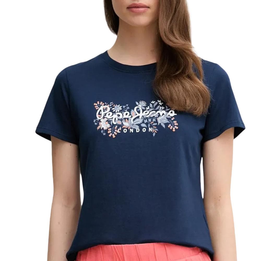 T-shirt Marine Femme Pepe jeans Rosalind 1