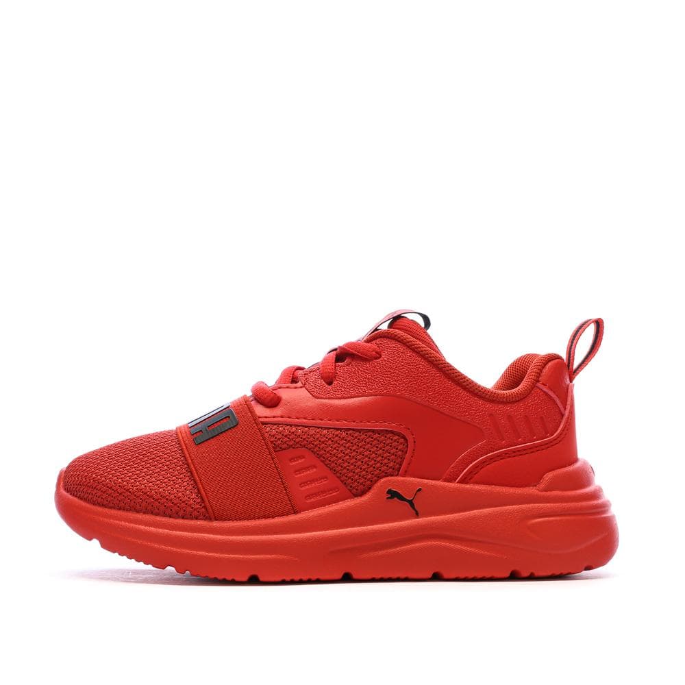 Baskets Rouges Garçon Puma Soft Wired 2 1