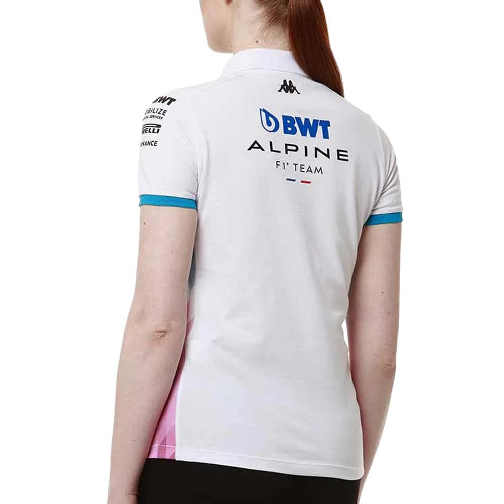 Maillot Blanc/Bleu Femme Kappa Adraw Alpine F1 321U87W 2