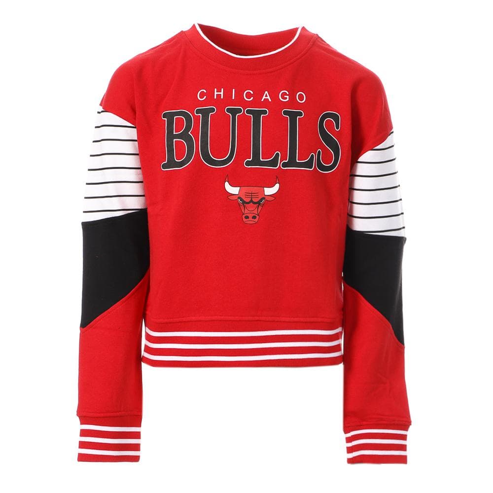 Sweat Rouge Fille NBA Chicago Bulls Cheer 1
