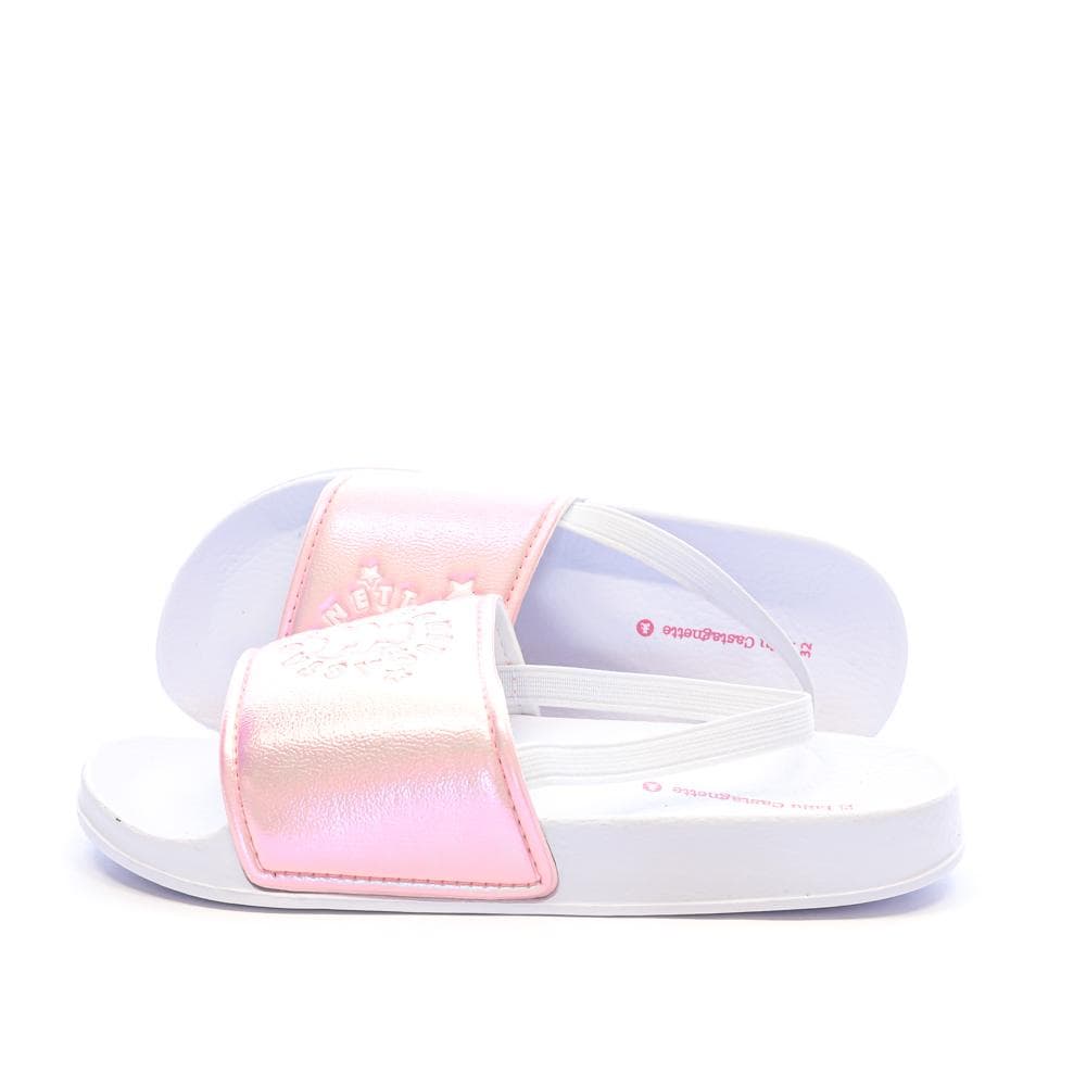 Claquettes Rose Fille Rose Lulu Castagnette Lydonie 1