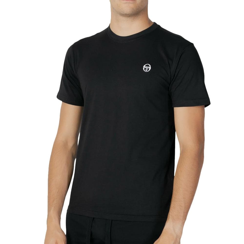 T-shirt Noir Homme Sergio Tacchini Iconic 1