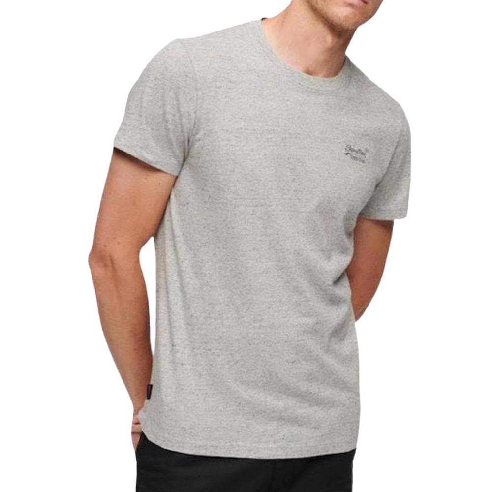 T-shirt Gris Homme Superdry Vintage Logo 1
