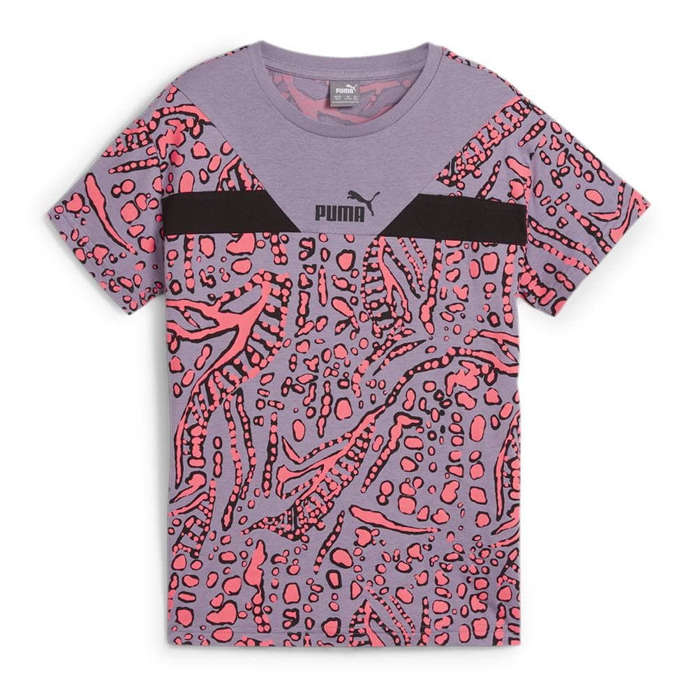 T-shirt Violet/Rose Fille Puma Hypernatu 1