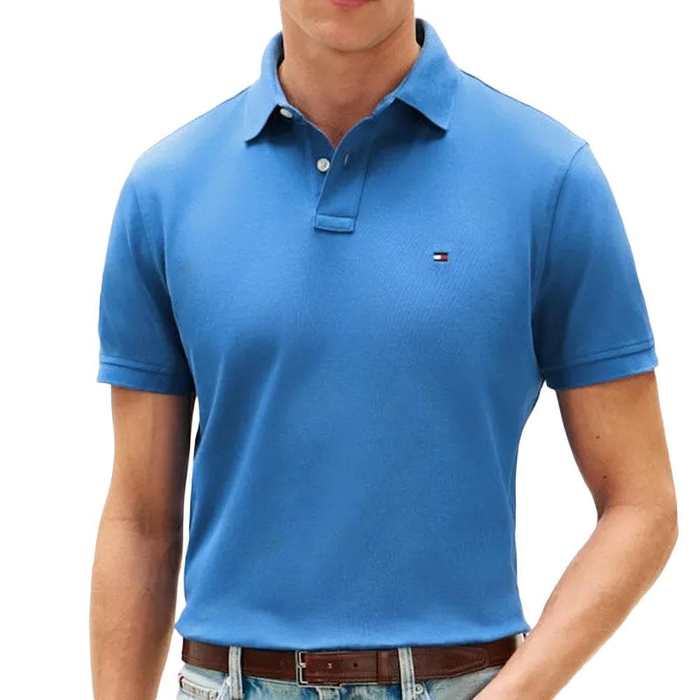 Polo Bleu Moyen Homme Tommy Hilfiger 1985 Regulars 1