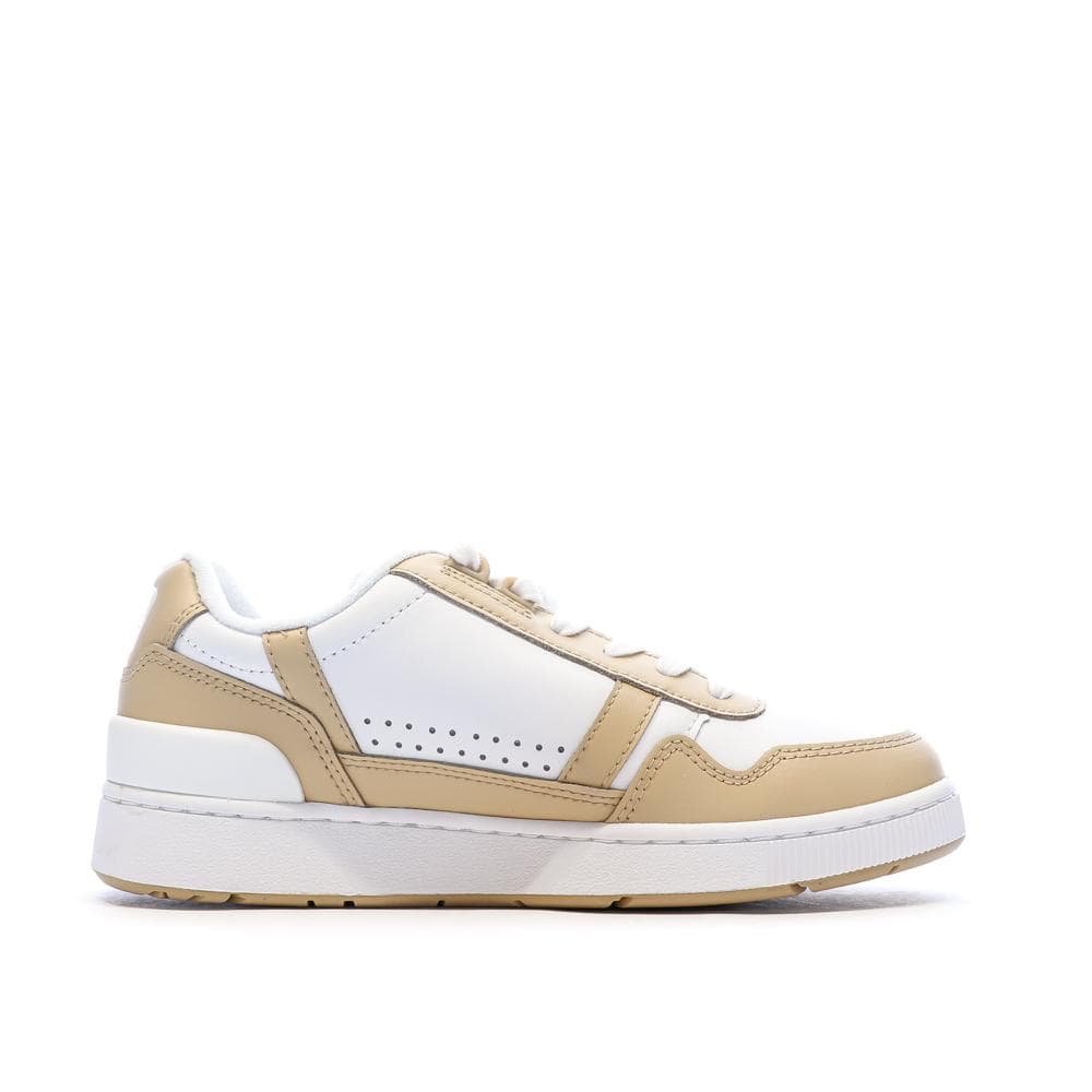 Baskets Blanche/Beige Homme Lacoste T-clip 124 2