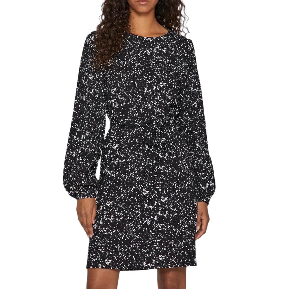Robe Noir/Blanc Femme Vila Peffi 1