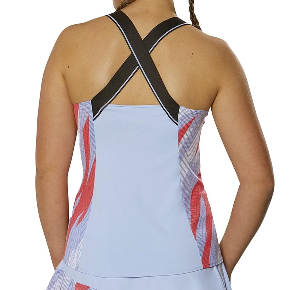 Débardeur De Tennis Bleu Femme tech Mizuno Printed 2