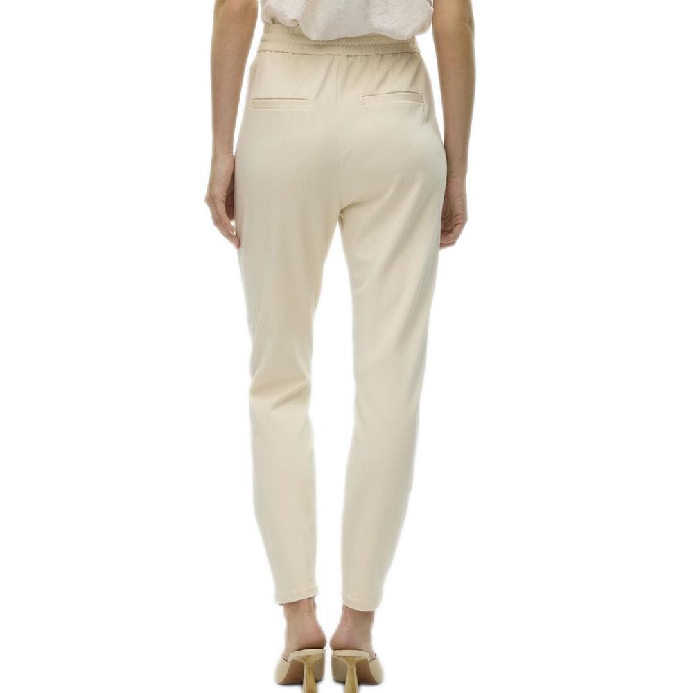 Pantalon Beige Marron Femme Meva 2