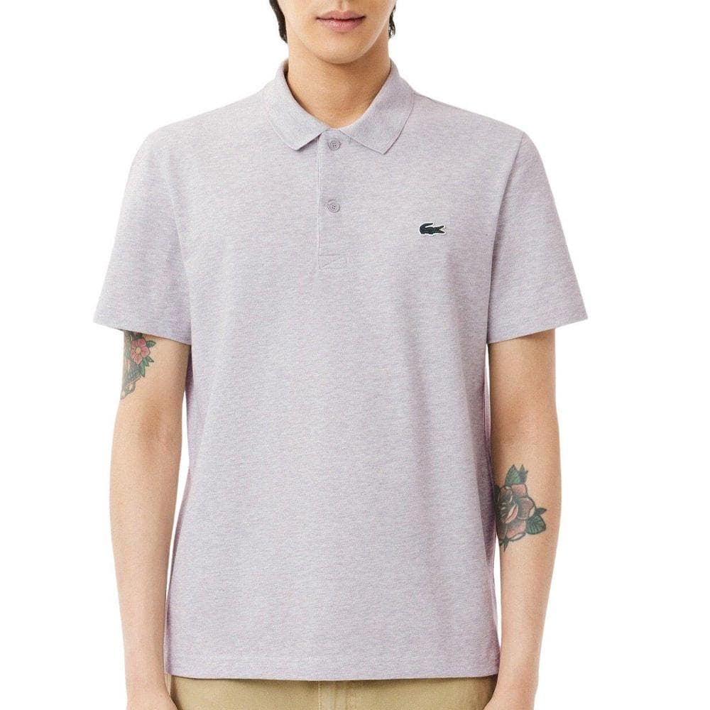 Polo Gris Chiné Homme Lacoste Mela 1