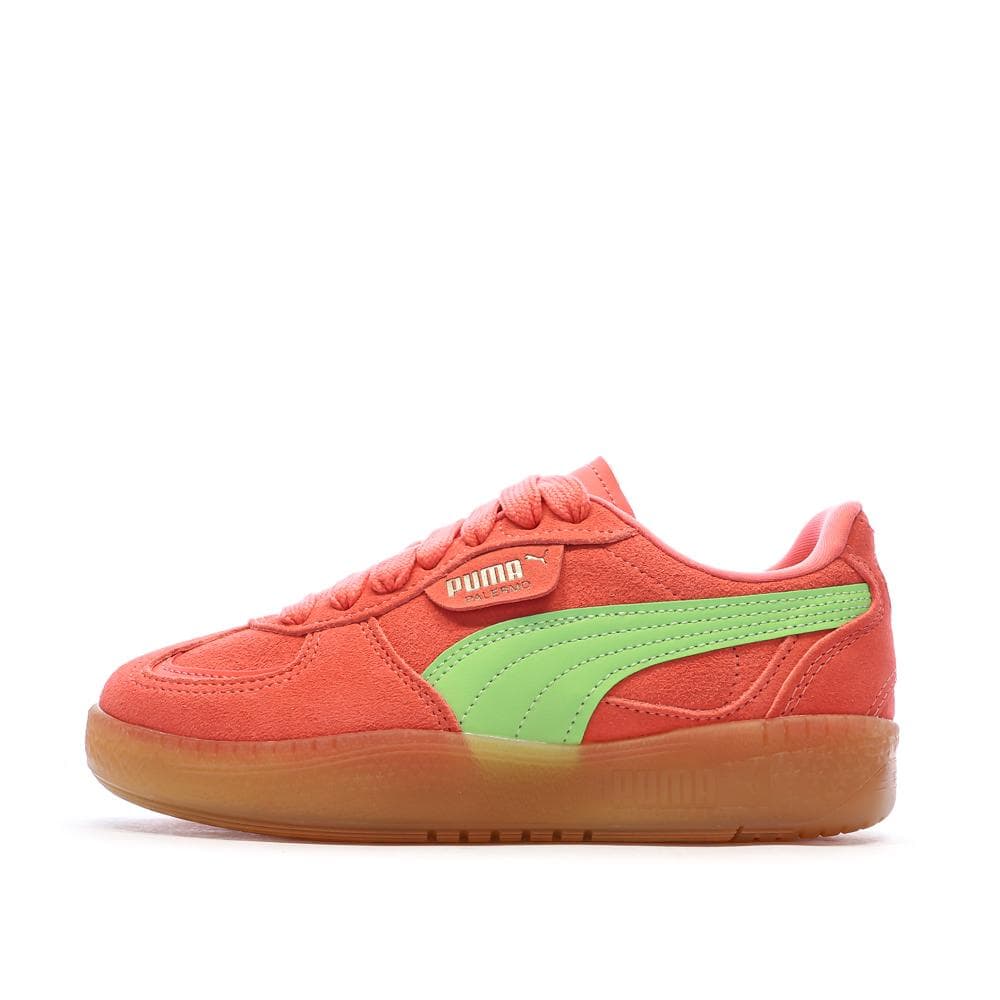 Baskets Oranges/Vertes Femme Puma Palermo Moda Xtra 1