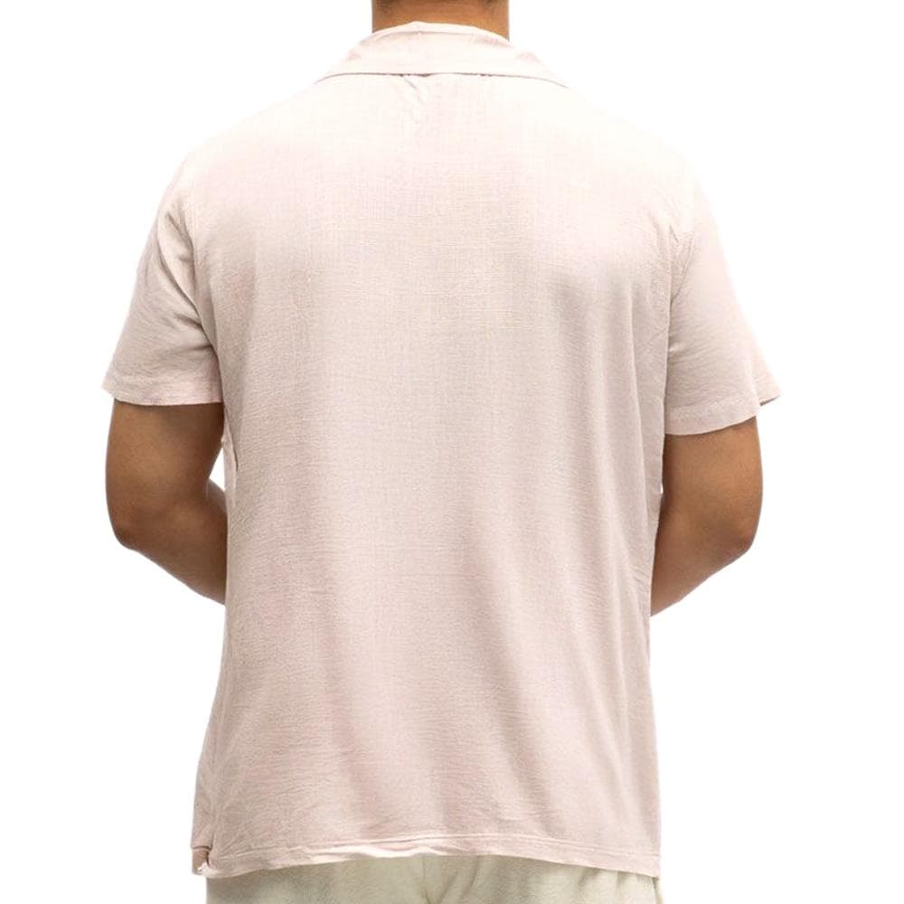 Chemise Rose Clair Homme Paname Brothers Lin Ficelle 2