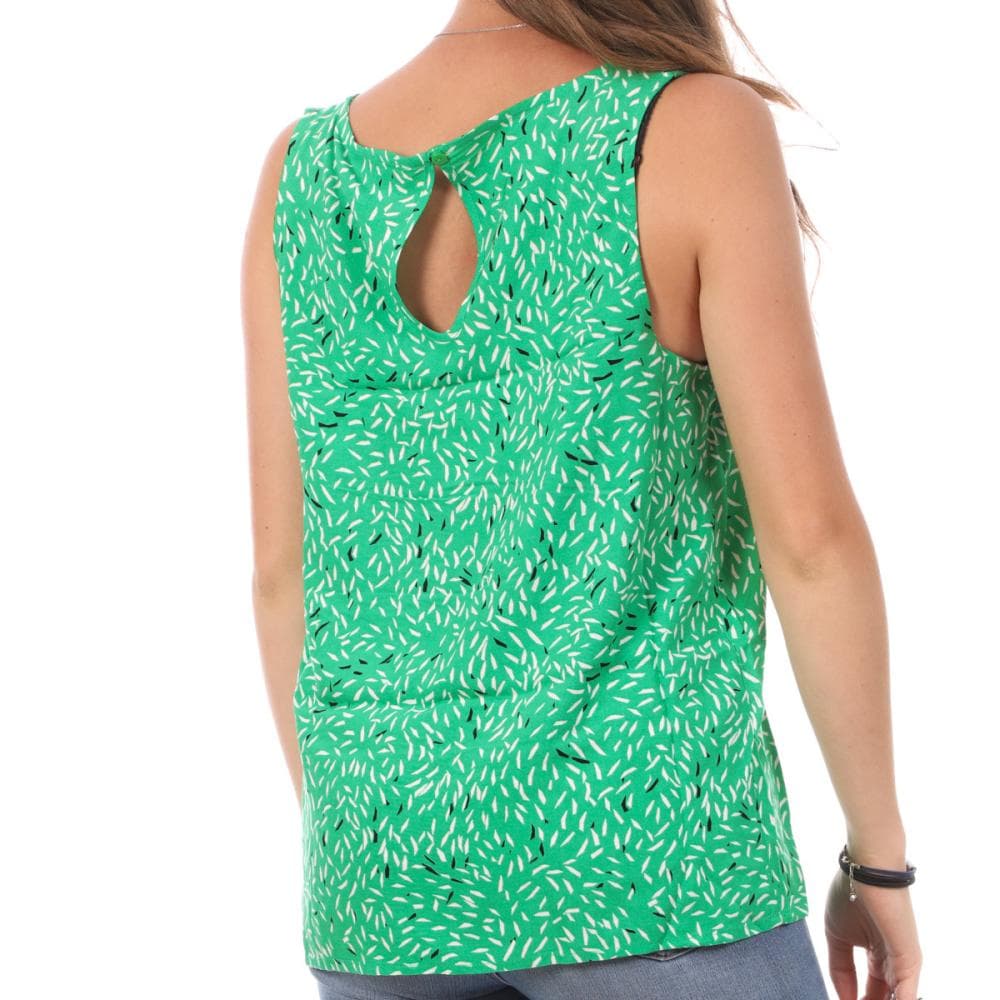 Débardeur Imprimé Vert Femme Vero Moda Easy 2