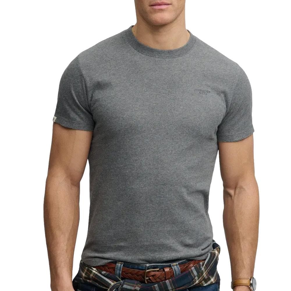 T-Shirt Gris Clair Homme Superdry Essential 1