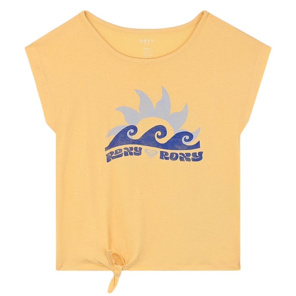 T-Shirt Jaune Fille Roxy Pura Playa 1