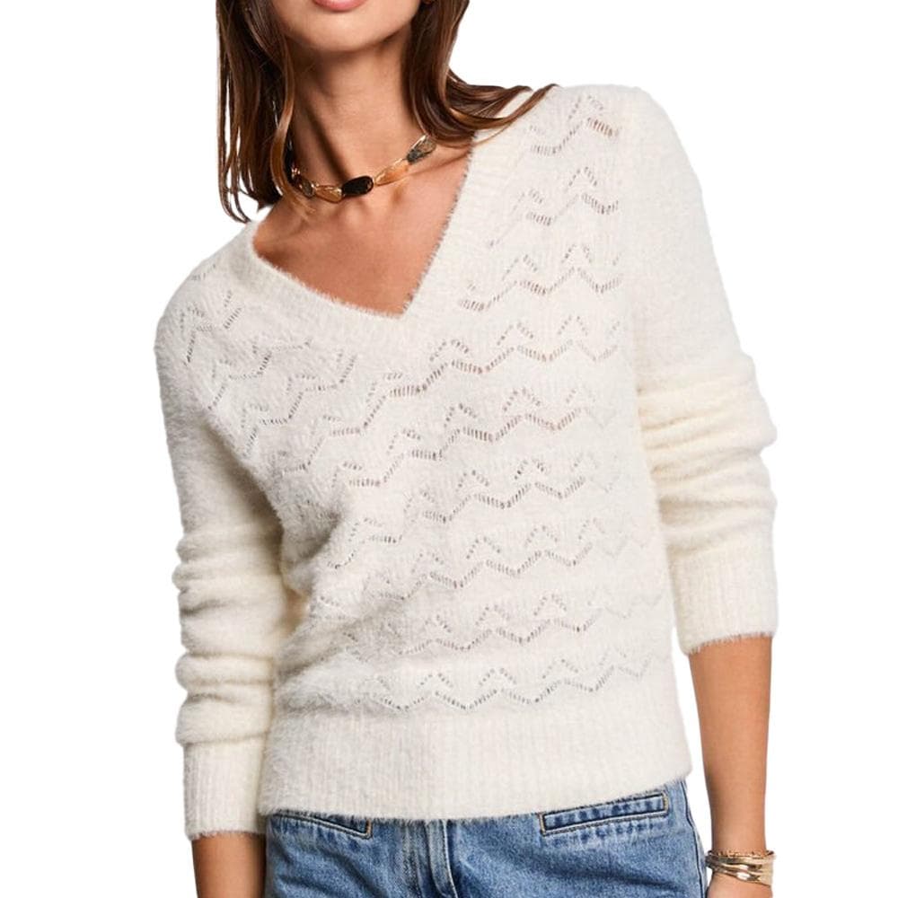 Pull Ivoire Femme Morgan Duveuteuse 1