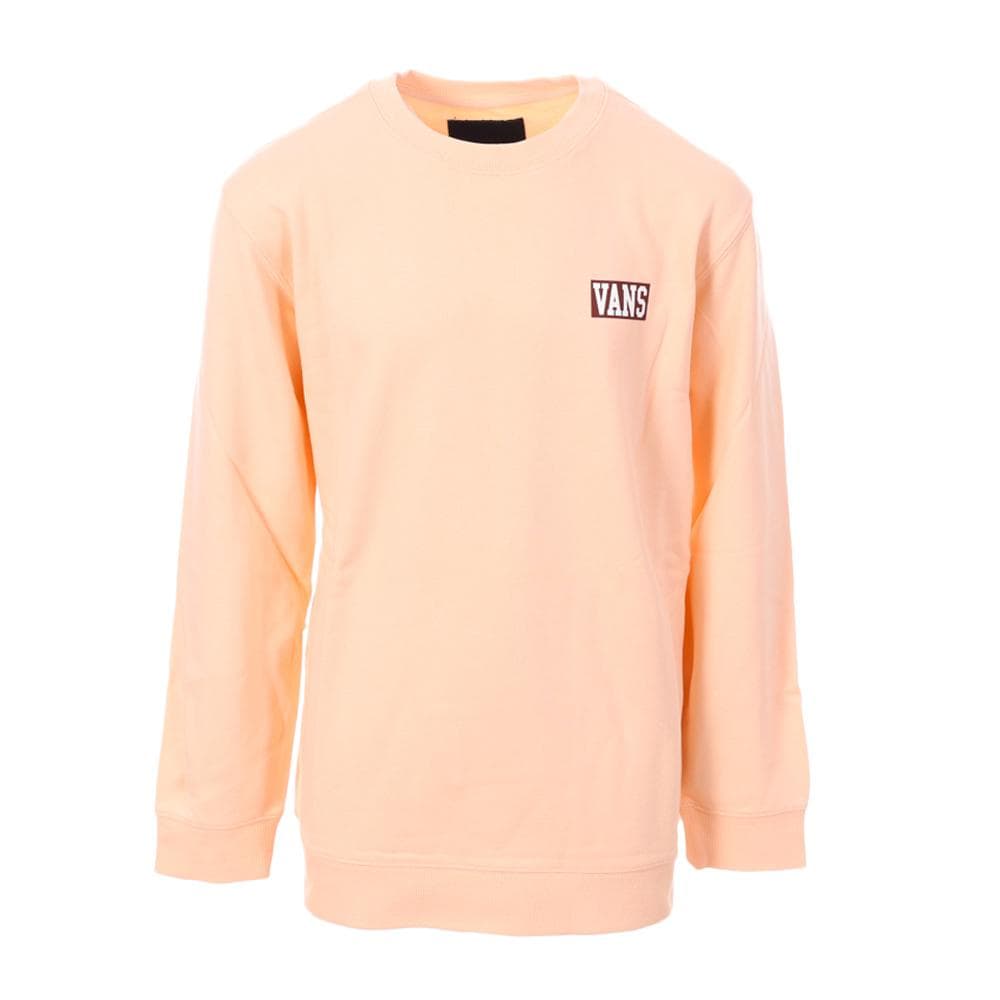 Sweat Corail Enfant Vans Logo Fleece Crew Tropical Peac 1