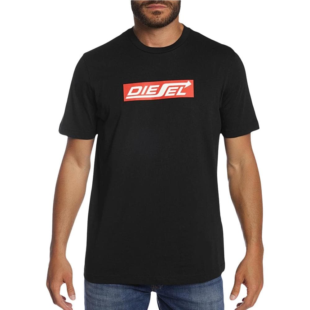 T-shirt Noir Homme Diesel T-Just 1