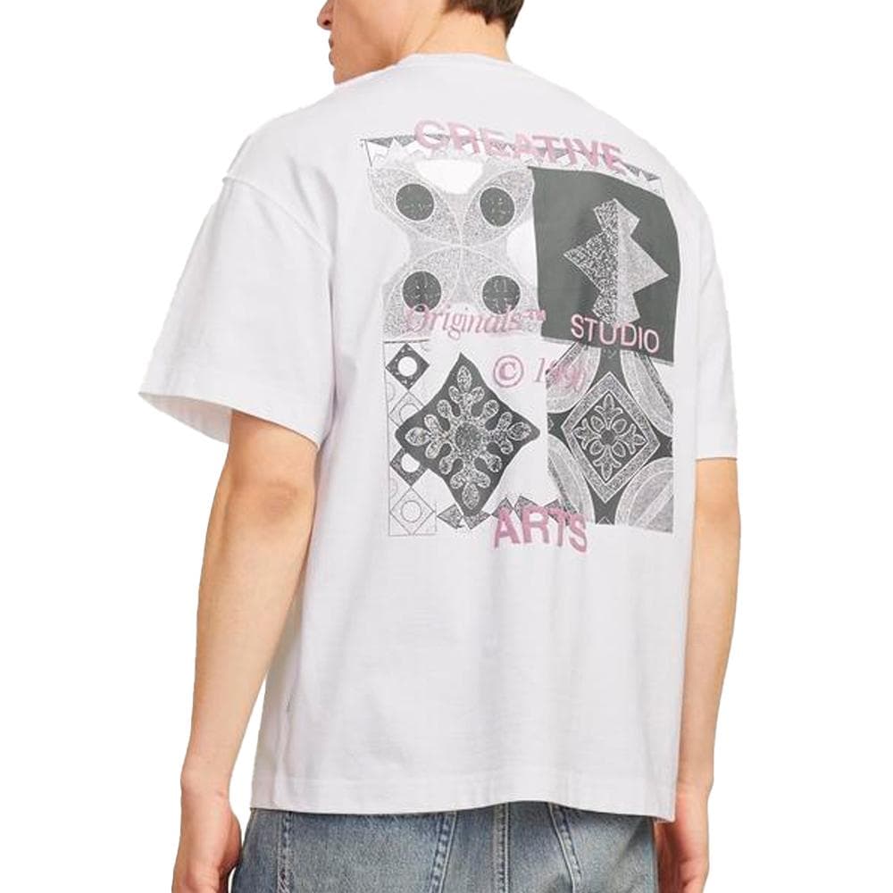 T-Shirt Blanc Homme Jack & Jones Nohos 2