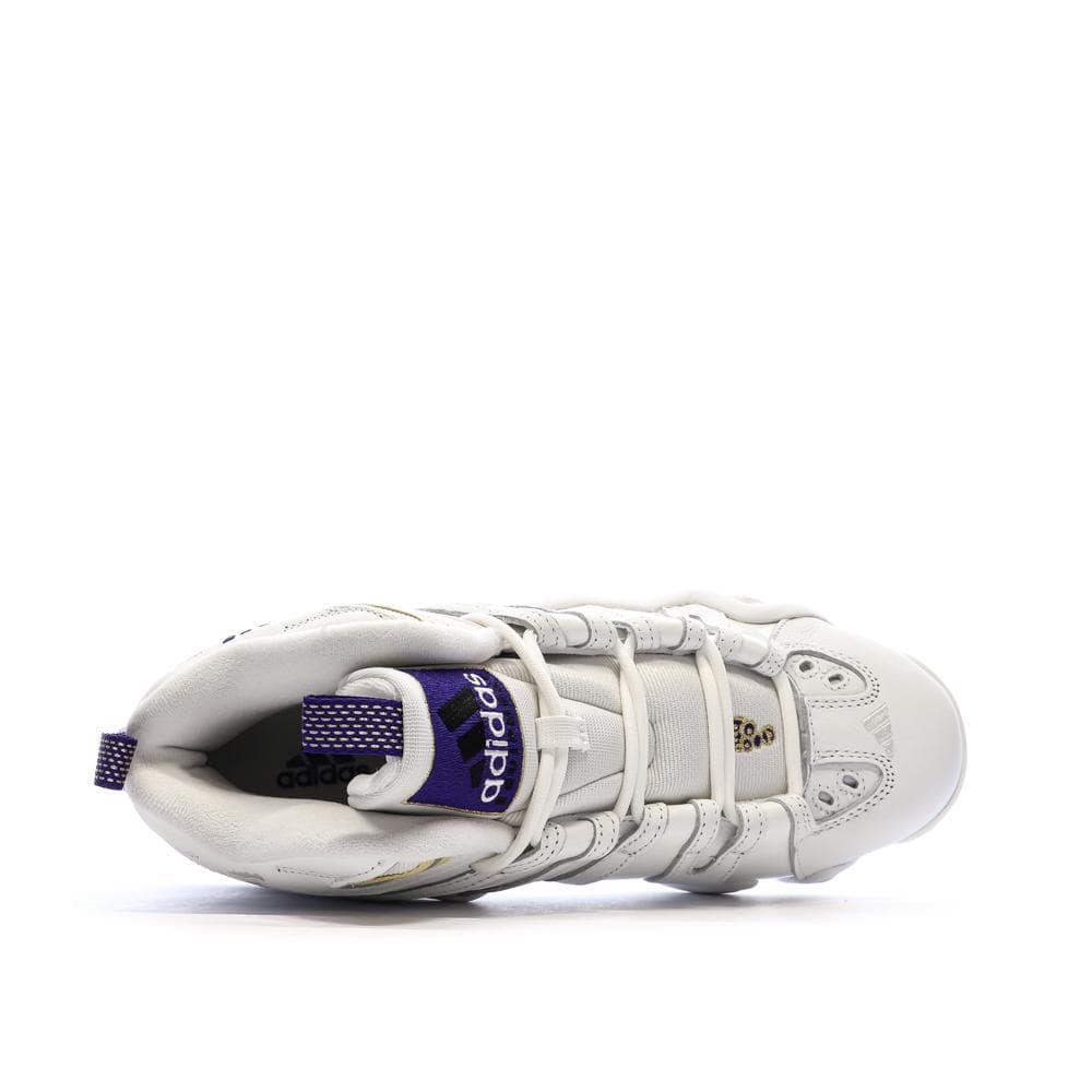 Chaussures de basketball Blanches/Violettes Homme Adidas Crazy 8 4
