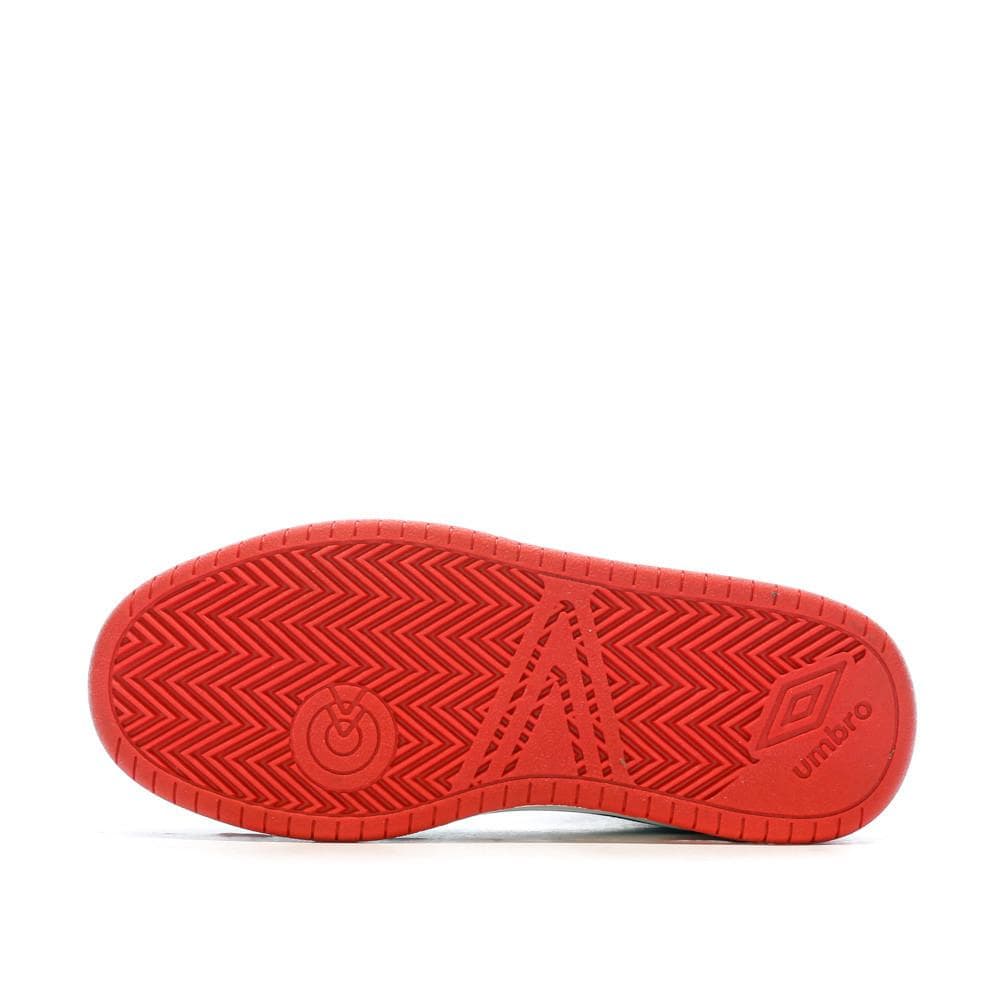 Baskets Noires/Rouges/Blanches Garçon Rouge Umbro Olly Vlc 5