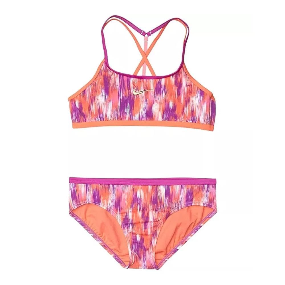Maillot de bain 2 pieces Rose Fille Nike T-crossback Bikini S 1