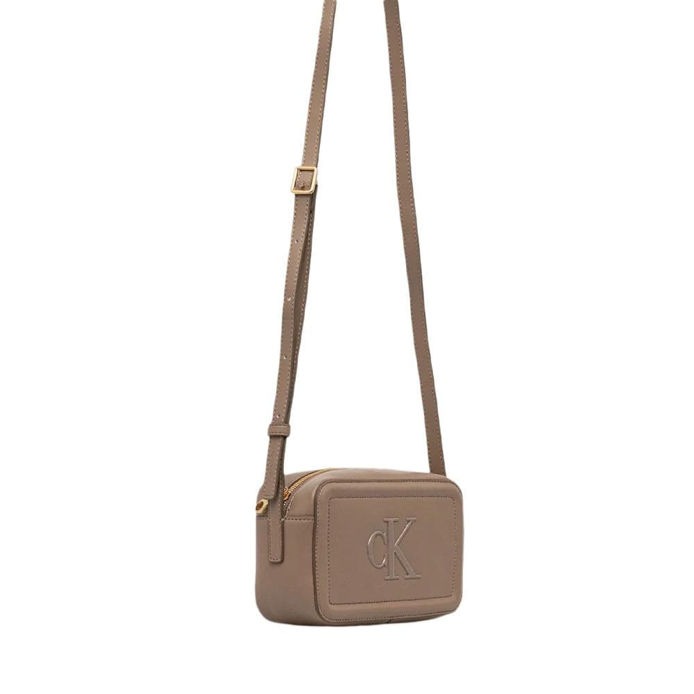 Sac à bandoulière Taupe Femme Calvin Klein Jeans Bold Ck Camera 2