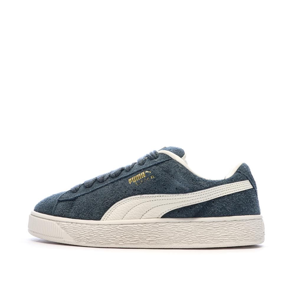 Baskets Bleu/Blanche Homme Puma Suede Xl Hairy 1