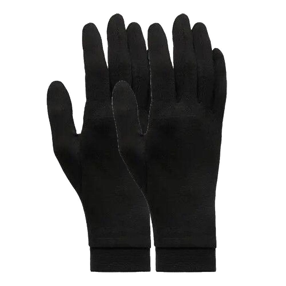 Gants en soie Naturelle Noir Femme Cairn Gloves 1