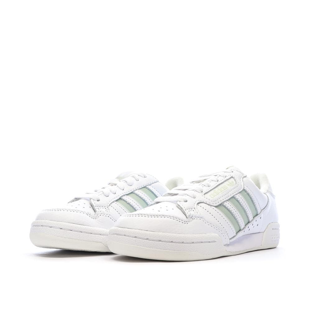 Baskets Blanc/Vert Femme Adidas Continental 80 Stripes 6