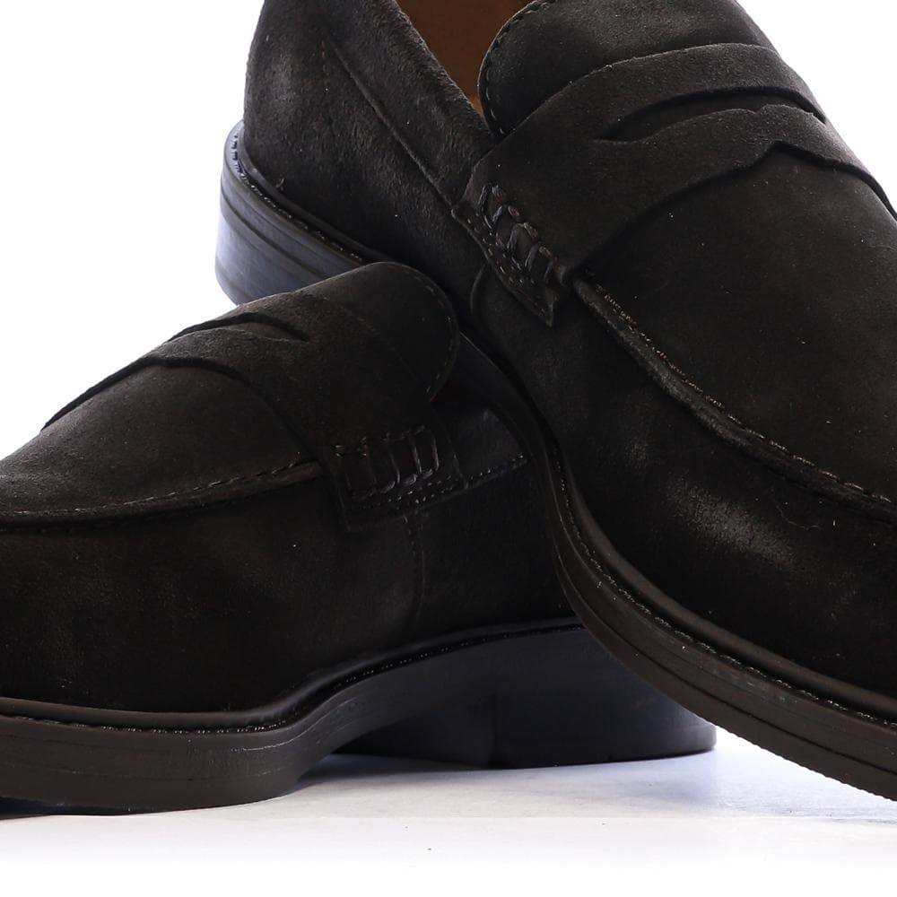 Mocassins en Daim Marron Homme Selected Suede Penny 7