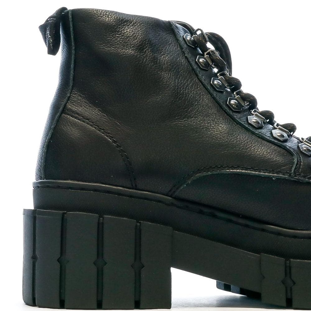 Boots Noir Simili Femme No Name Kross Low 7