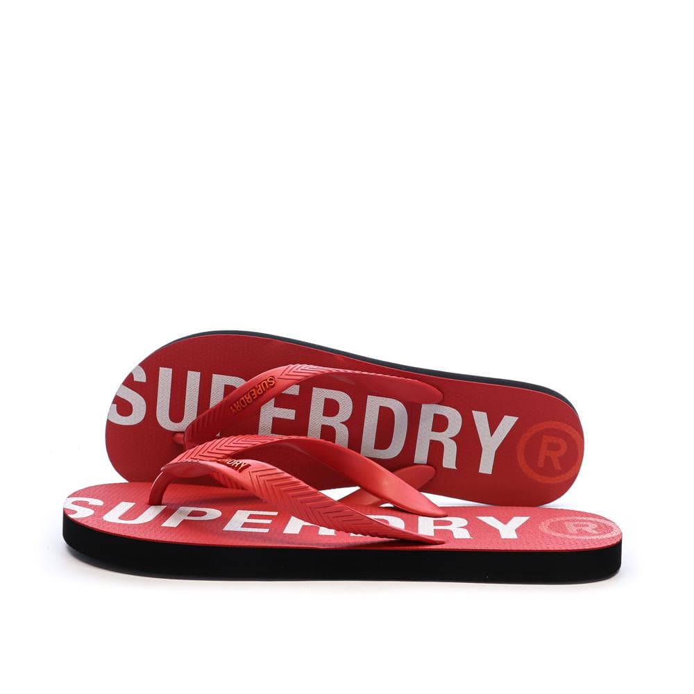 Tongs Rouge Homme Superdry Core Essential Flip Flop 1