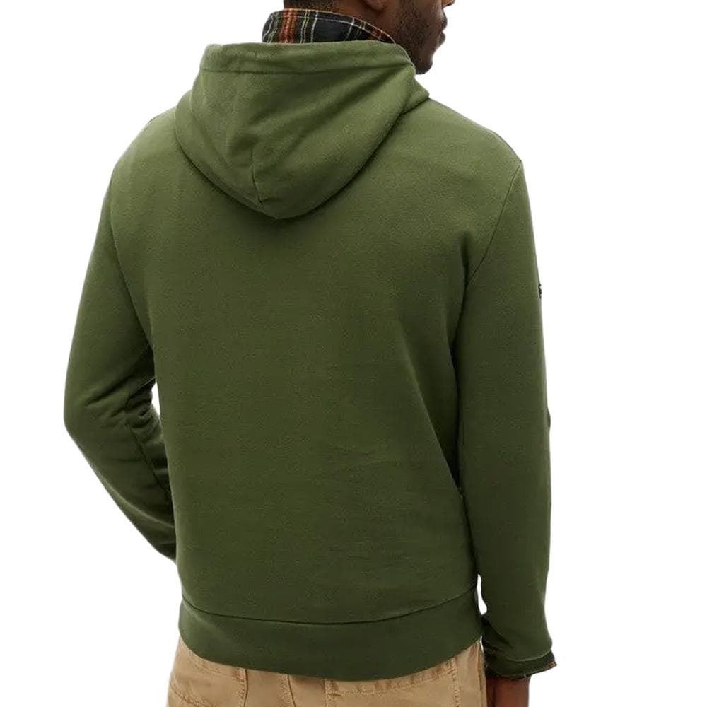 Sweat à Capuche Kaki Homme Superdry Plain Hood 2