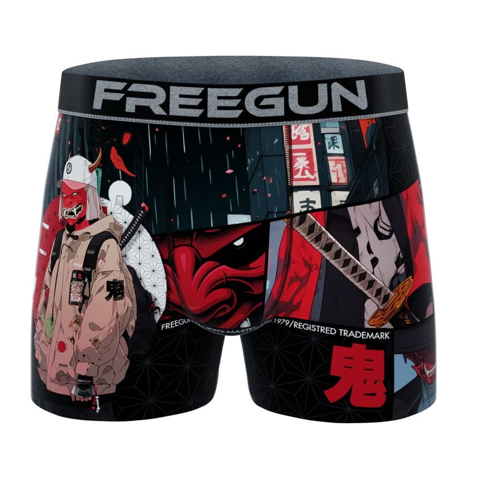 Boxer Noir/Rouge Garçon Freegun Japon 1