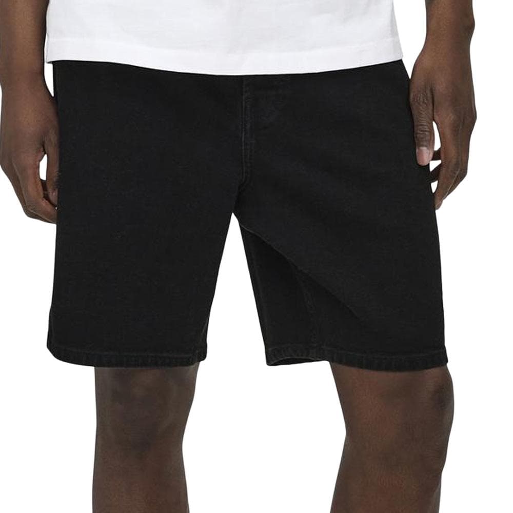Short en Jean Noir Homme Only & Sons Onsfade Stretch 1