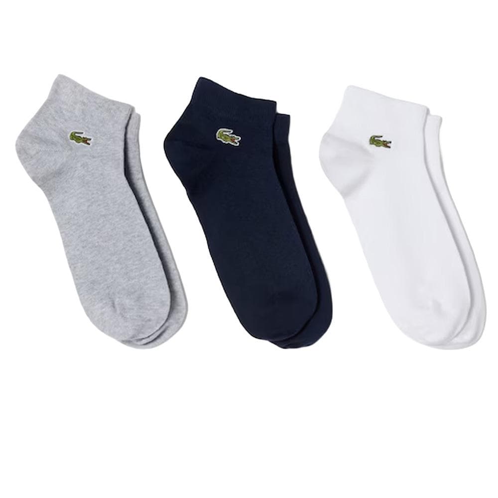 X3 Paires De Chaussettes Gris/Marine/Blanc Mixte Lacoste RA2917 1