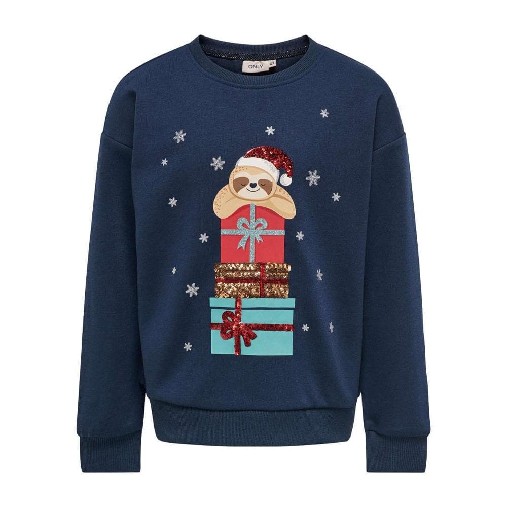 Sweat Bleu Fille Kids ONLY Gyda 1