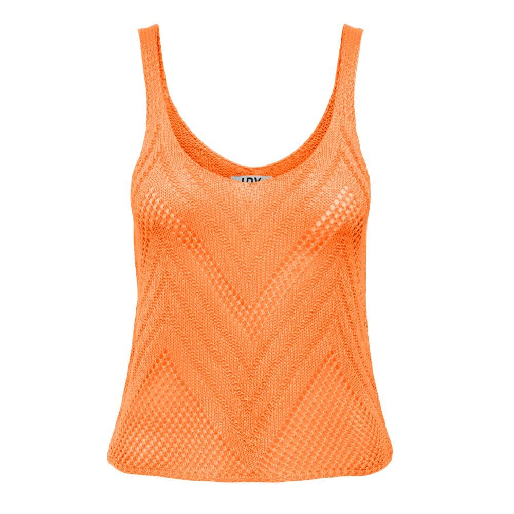 Top Crochet Orange Femme Jdy 15226348 2
