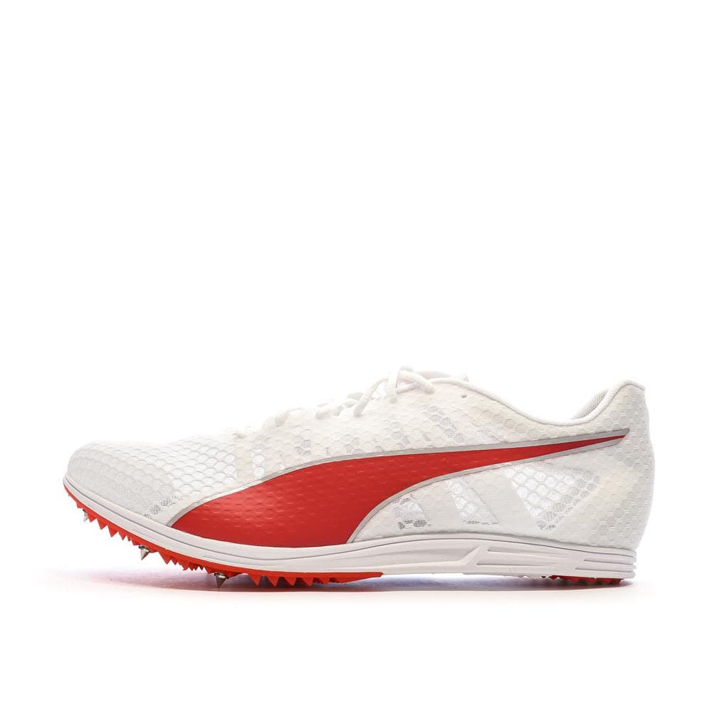 Chaussures de Sport Blanches/Rouges Homme Puma Evospeed 1