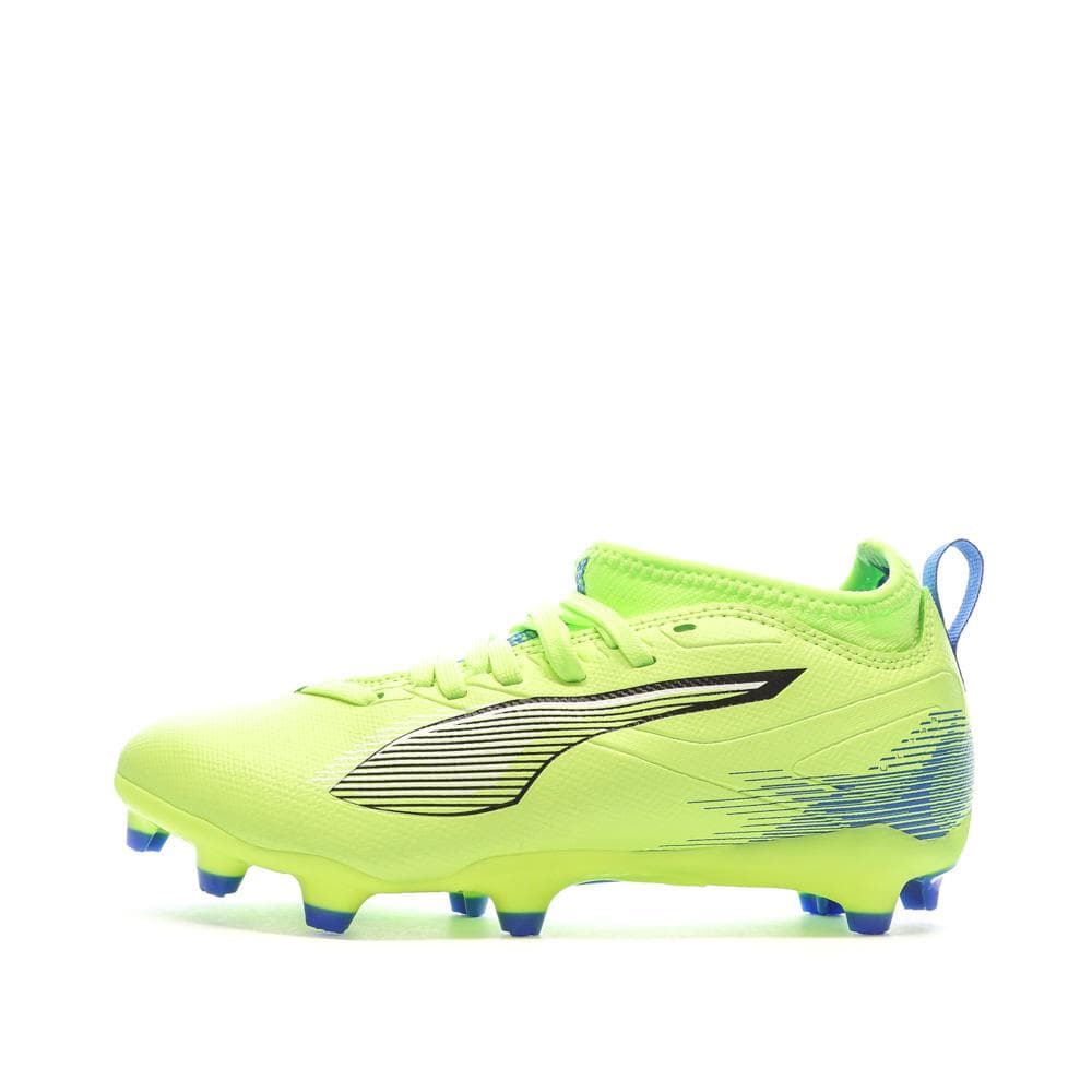 Chaussures de Foot Jaune Fluo Junior Puma Ultra 5 Match FG/AG 1