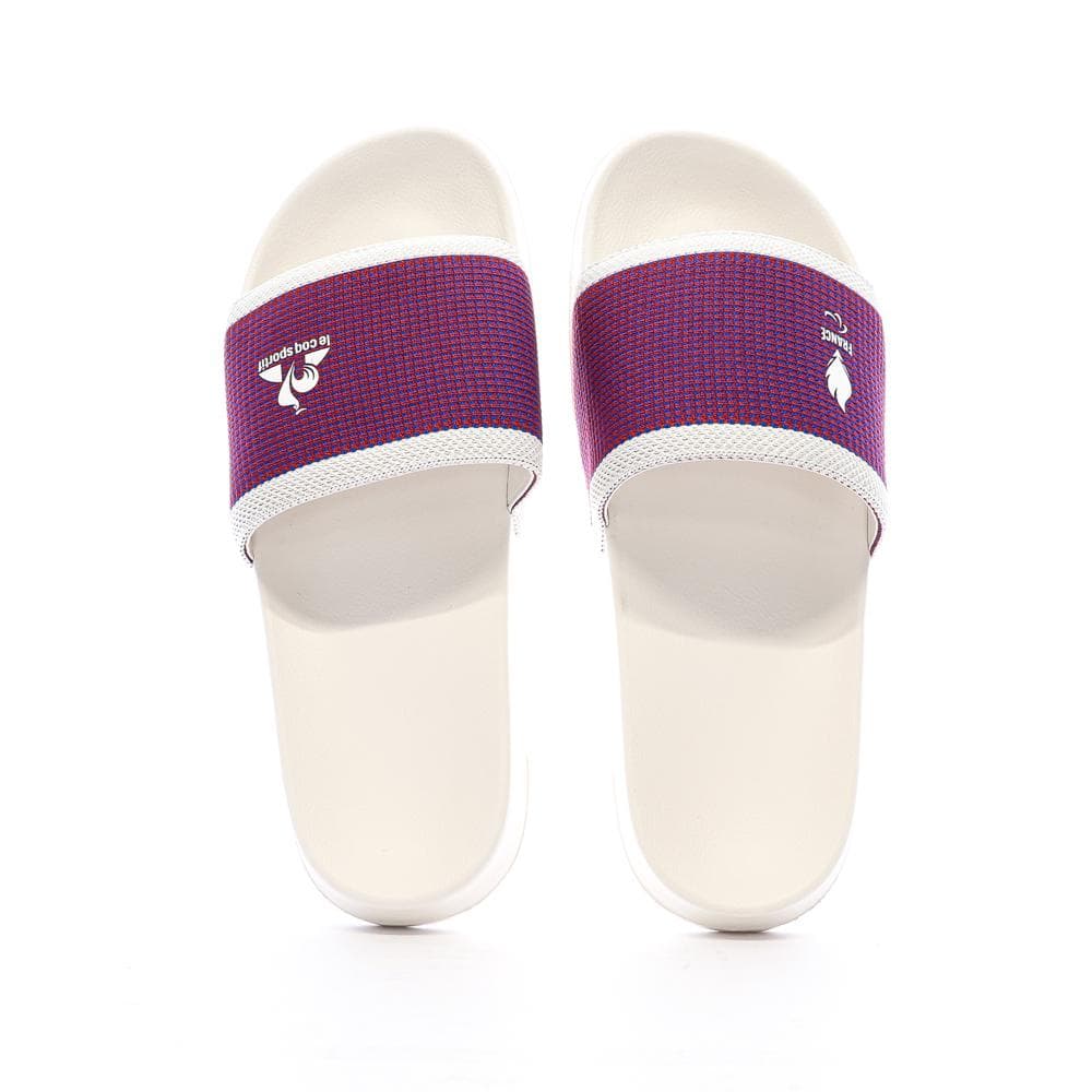 Claquettes Blanches/Bleu/Rouge Homme Le Coq Sportif Slide 3