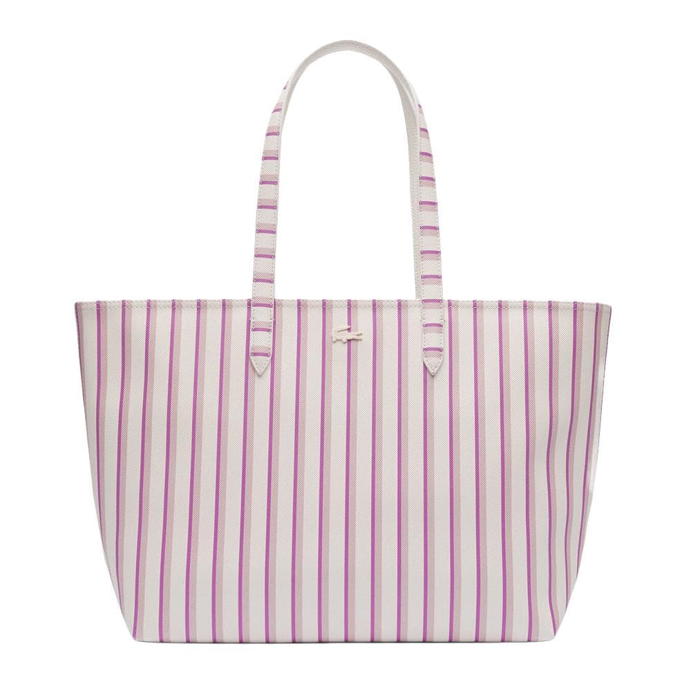 Sac Cabas Réversible Rose/Blanc Femme Lacoste Anna 1