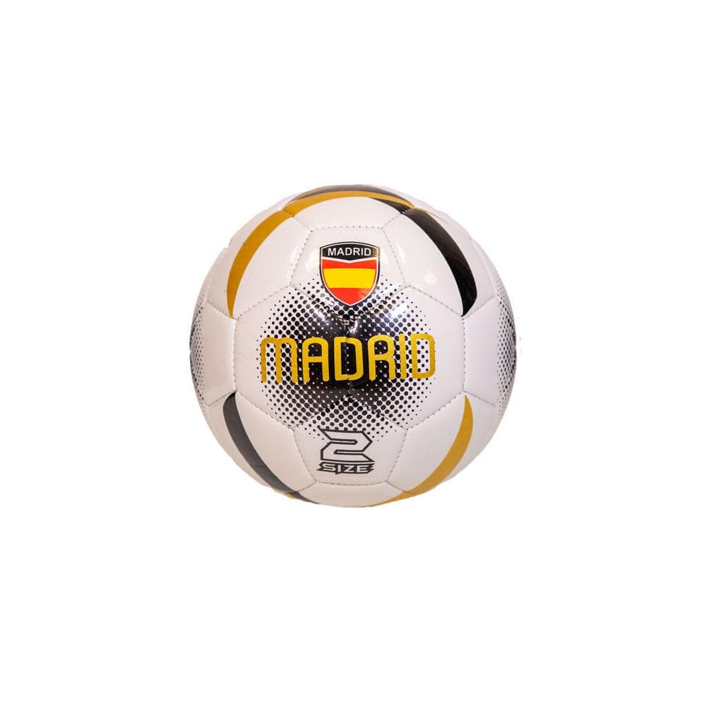MADRID Mini Ballon Blanc/Noir/DORE Sport Zone 1