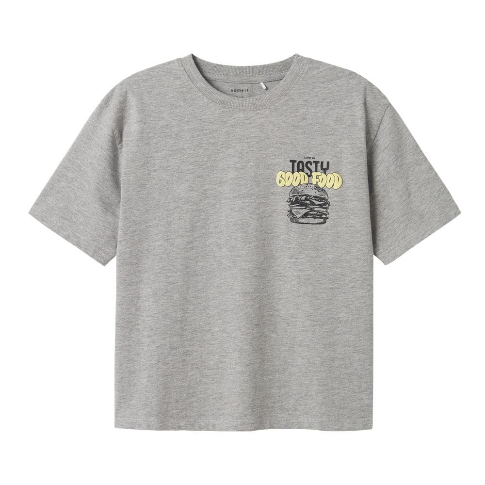 T-shirt Gris/Jaune Garçon Name it Mtibilbo 1