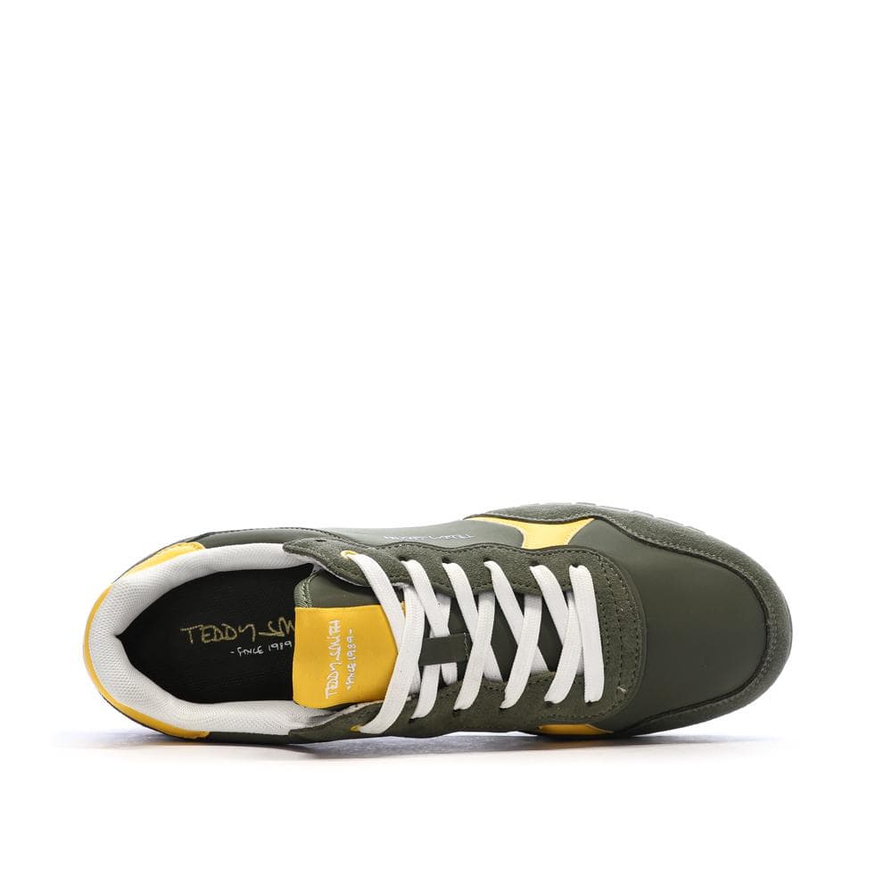Baskets Kaki/Jaune Homme Teddy Smith 120667 4