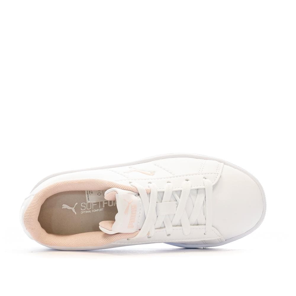 Baskets Blanches Fille Puma Vikky Cat 4